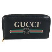 Gucci Vintage Pre-owned Laeder plnbcker Black, Dam