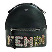 Fendi Vintage Pre-owned Laeder fendi-vskor Black, Dam