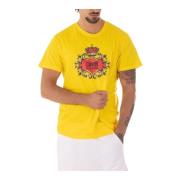 Just Cavalli Herr Logo T-shirt Yellow, Herr