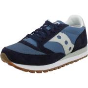 Saucony Blå Jazz Sneaker Platta Klack Nylon Blue, Herr