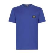 Dolce & Gabbana Signatur Plaque T-shirt Blue, Herr