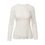 Dolce & Gabbana Stilren F72V9Thlmcw3789 Top White, Dam