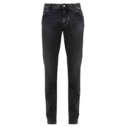 Dolce & Gabbana Slim Fit Denim Jeans Gray, Herr