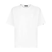 Dolce & Gabbana Casual Bomull T-shirt i Svart White, Herr