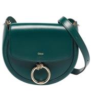 Chloé Pre-owned Pre-owned Laeder crossbodyvskor Green, Dam