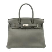 Hermès Vintage Pre-owned Laeder handvskor Gray, Dam