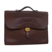 Hermès Vintage Pre-owned Laeder portfljer Brown, Dam