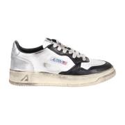 Autry Vintage Sneakers med Gummisula White, Dam