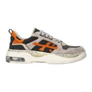 Premiata Unika sneakers med premiummaterial Multicolor, Herr