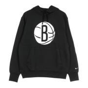 Nike NBA Logo Hoodie Svart/Vit Black, Herr