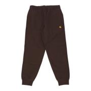 Carhartt Wip Script Jogging Sweatpants Brown, Herr