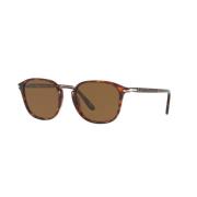 Persol Klassiska solglasögon i Dark Havana/Brown Brown, Herr