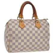 Louis Vuitton Vintage Pre-owned Canvas handvskor White, Dam