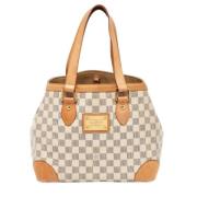 Louis Vuitton Vintage Pre-owned Laeder totevskor White, Dam