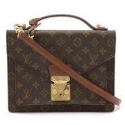 Louis Vuitton Vintage Pre-owned Tyg louis-vuitton-vskor Brown, Dam