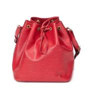 Louis Vuitton Vintage Pre-owned Laeder axelremsvskor Red, Dam