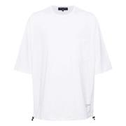 Comme des Garçons Avslappnad Bomull T-shirt White, Herr