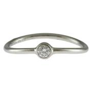 Tiffany & Co. Pre-owned Pre-owned Platina ringar Gray, Dam