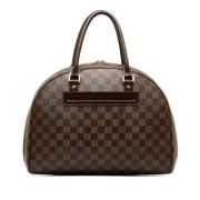 Louis Vuitton Vintage Pre-owned Canvas handvskor Brown, Dam