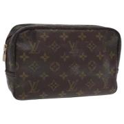 Louis Vuitton Vintage Pre-owned Canvas kuvertvskor Brown, Dam