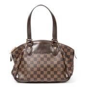 Louis Vuitton Vintage Pre-owned Canvas handvskor Brown, Dam