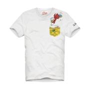 MC2 Saint Barth Kortärmad Disney Special Edition T-shirt White, Herr