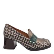 Chie Mihara Geometrisk läder mockasin Multicolor, Dam