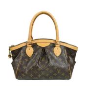 Louis Vuitton Vintage Pre-owned Tyg louis-vuitton-vskor Brown, Dam