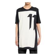 Boris Bidjan Saberi Svart Vit Bomull T-shirt White, Herr