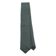 Corneliani Lyxig Sidenslips, Tillverkad i Italien Green, Herr