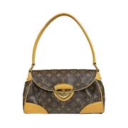 Louis Vuitton Vintage Pre-owned Tyg louis-vuitton-vskor Brown, Dam