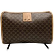 Celine Vintage Pre-owned Canvas kuvertvskor Brown, Dam