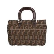 Fendi Vintage Pre-owned Canvas fendi-vskor Brown, Dam