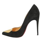 Christian Louboutin Pre-owned Pre-owned Mocka klackskor Black, Dam