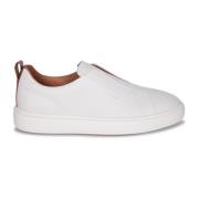 Santoni Vita Sneakers för Män White, Herr