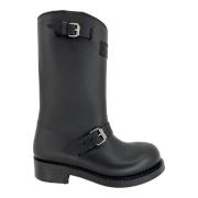 Dsquared2 Stilfull Gummi Biker Boot Black, Dam