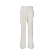 Victoria Beckham Vita Byxor Elegant Stil White, Dam