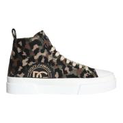 Dolce & Gabbana Multifärgad Camouflage High Top Sneakers Multicolor, H...