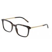 Dolce & Gabbana Modern stilglasögon Dg3349 i färg 502 Brown, Herr