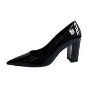 Stuart Weitzman Blockpump med 8,5 cm klack Black, Dam