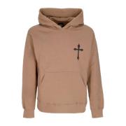 Propaganda Kamel Herr Hoodie med Känguruficka Brown, Herr