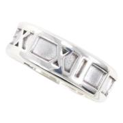 Tiffany & Co. Pre-owned Pre-owned Silver ringar Gray, Dam