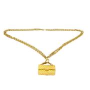 Chanel Vintage Pre-owned Metall chanel-smycken Yellow, Dam