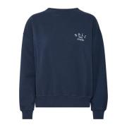 Ball Crewneck Sweatshirt Sky Captain Blue, Dam