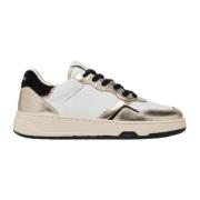 Crime London Vita Sneakers för en stilren look White, Dam