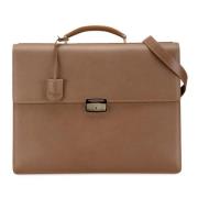 Salvatore Ferragamo Pre-owned Pre-owned Laeder crossbodyvskor Brown, D...