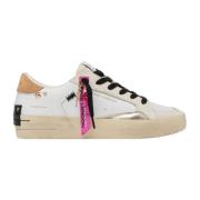 Crime London Vita Sneakers för en stilren look White, Dam