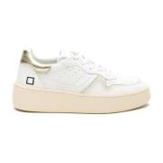 D.a.t.e. Step Calf Sneakers White, Dam