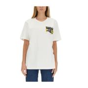 Barrow Logo Print Bomull T-shirt White, Dam