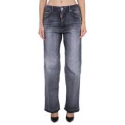 Dsquared2 Knappstängning San Diego Jeans Blue, Dam